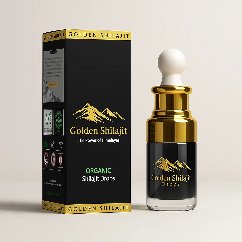 Golden Shilajit Organic Drops 30ml