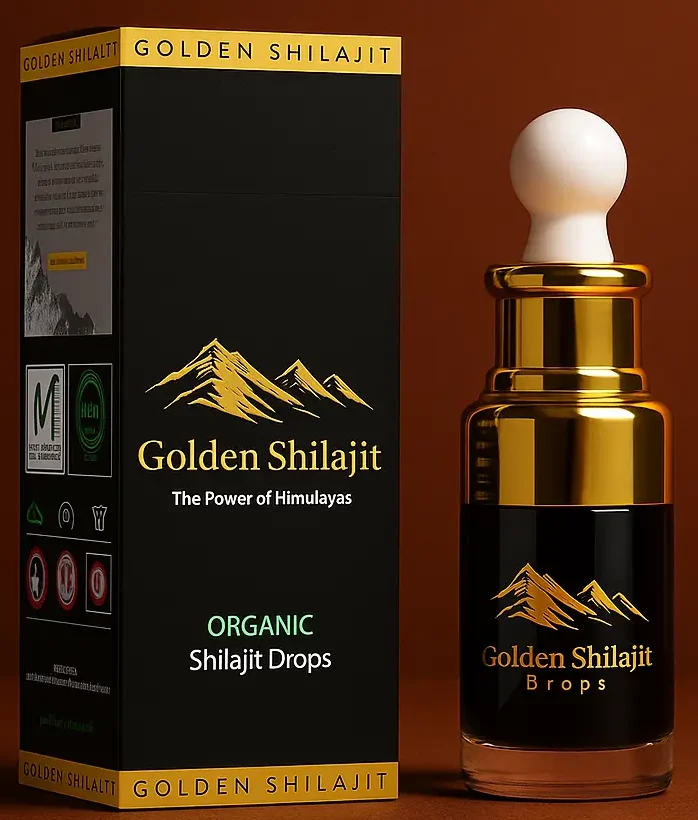 Golden Shilajit Organic Drops 30ml - Image 4